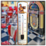 thermomètre émaillé Veedol 65cm