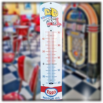 thermomètre émaillé Esso gouttes