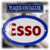 plaque émaillée logo esso