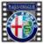 plaque émaillée logo alfa roméo