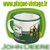 mug émaillé vintage john deere