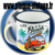 mug émaillé volkswagen combi at the beach