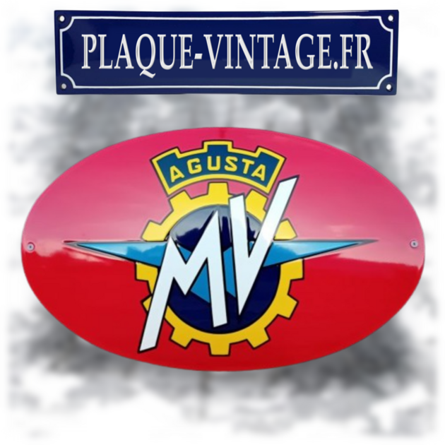Logo en bois MV Agusta, décoration murale MV Agusta