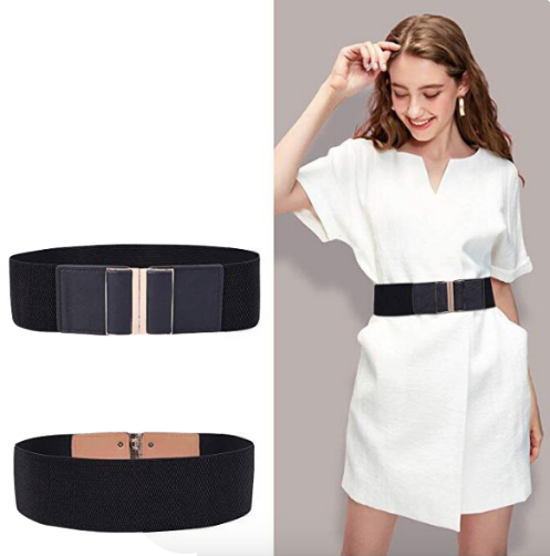 ceinture large taille noire La Selection Parisienne