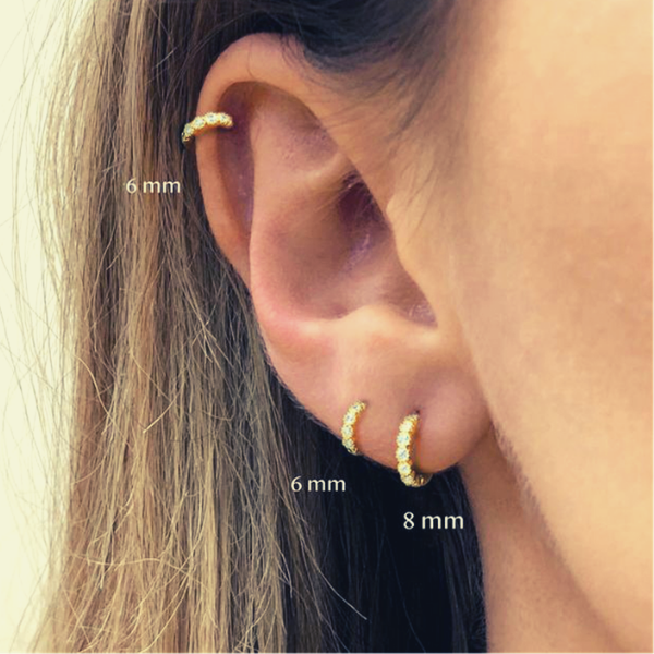 petites boucles doreilles gold argent zirconium bijoux femme petit prix la selection parisienne
