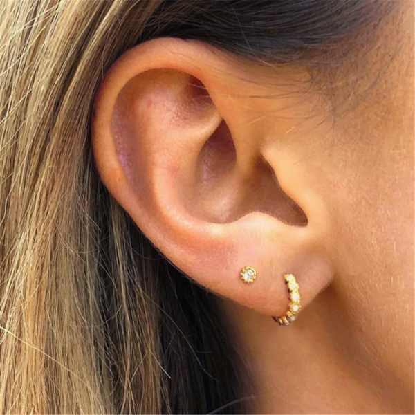 petites boucles doreilles argent zirconium bijoux femme petit prix la selection parisienne 1