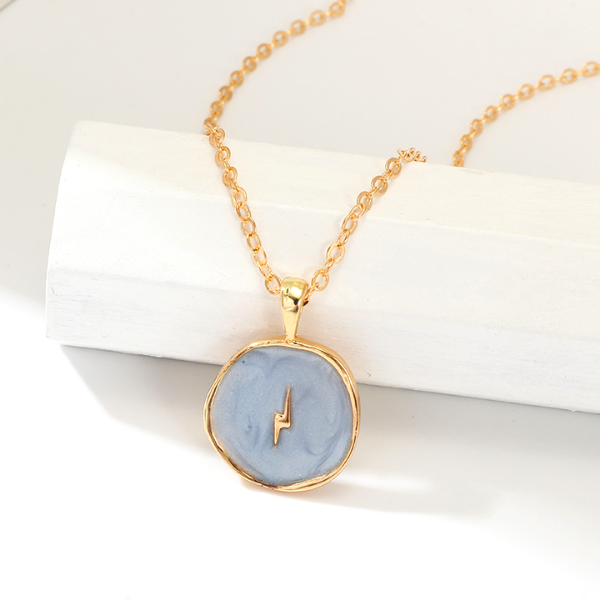collier pendentif lune étoile rose bijou fantaisie doré pas cher la selection parisienne 4
