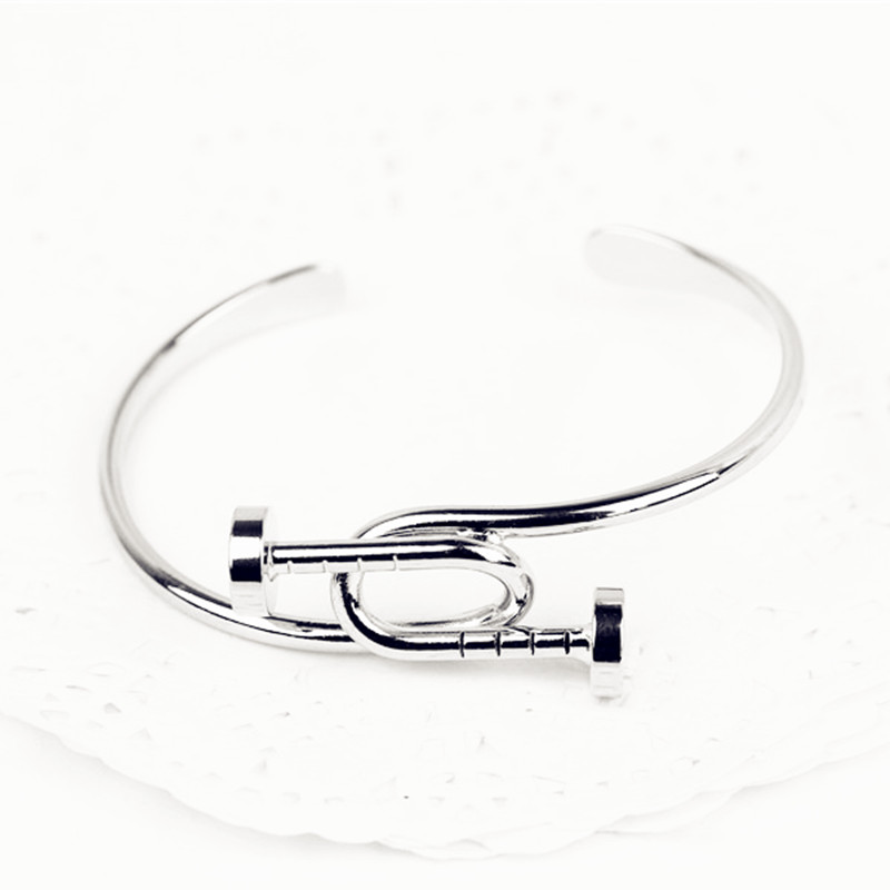 jonc bracelet ouvert argent platine chic bijoux fantaisie femme petit prix