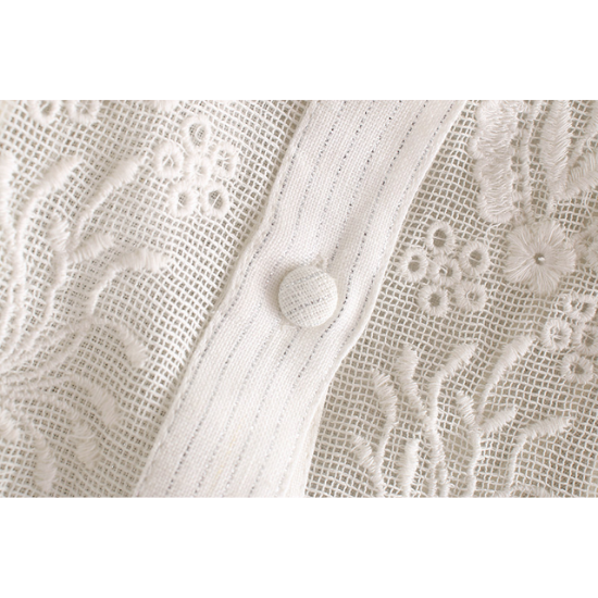 blouse blanche brodée mode femme boho la selection parisienne