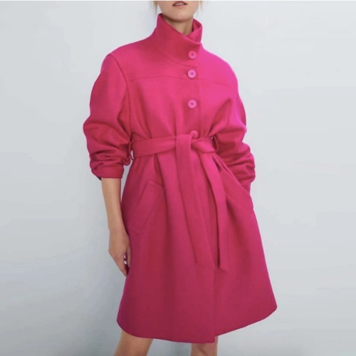 Manteau fushia Montmartre