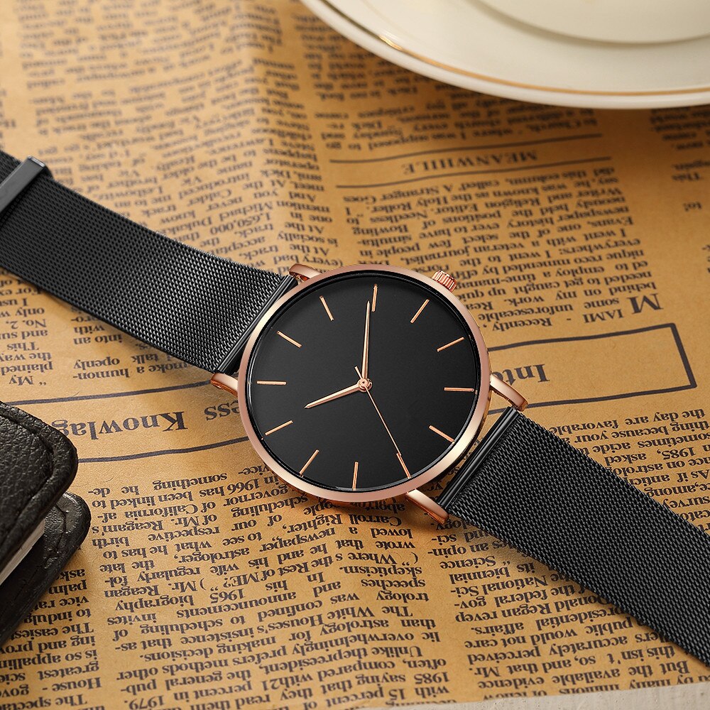 Montres-simples-et-Ultra-minces-pour-femmes-bracelet-tendance-livraison-gratuite