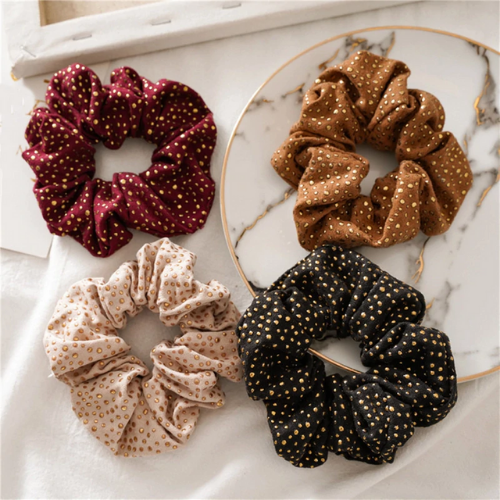 chouchou scrunchie imprimé accessoire cheveux tendance la selection parisienne eshop