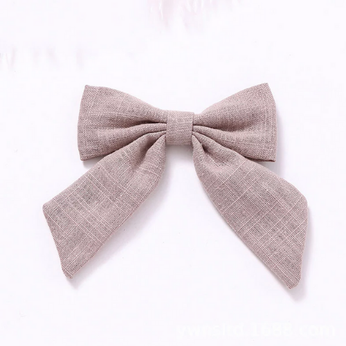 barrette noeud unie accessoire cheveux tendance parisienne inspiration