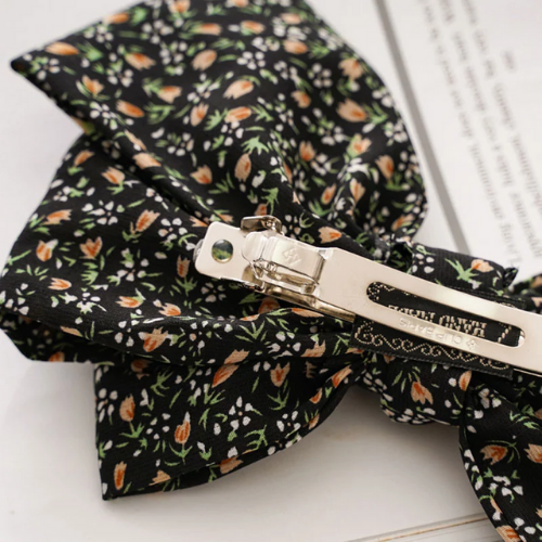 barrette noeud liberty accessoire cheveux tendance parisienne 1