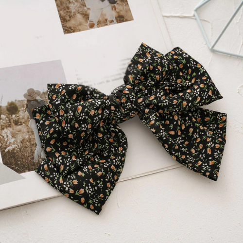 barrette noeud liberty accessoire cheveux tendance parisienne 3