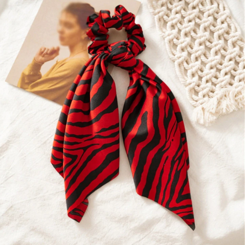 chouchou foulard foulchie imprimé léopard accessoire cheveux tendance 4