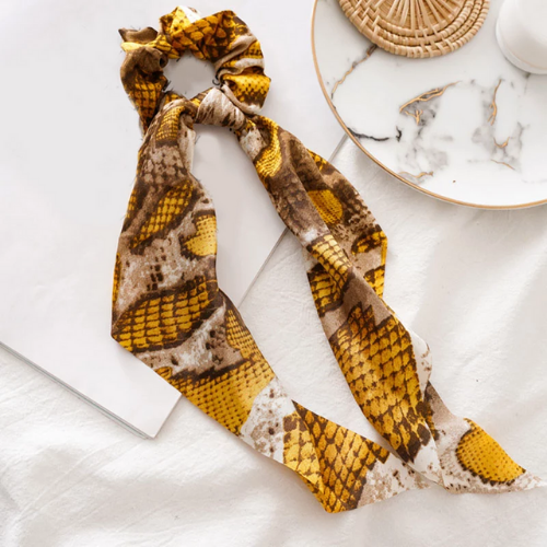 chouchou foulard foulchie imprimé léopard accessoire cheveux tendance 10