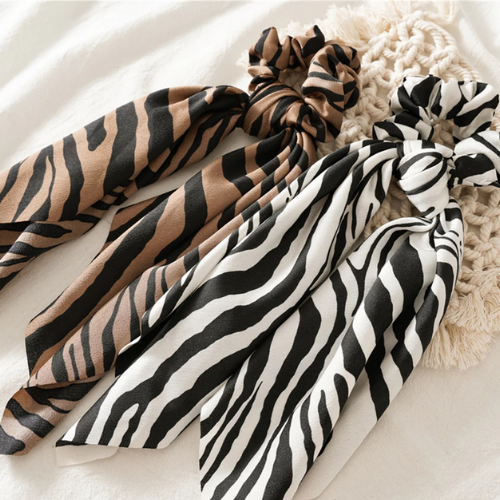 chouchou foulard foulchie imprimé léopard accessoire cheveux tendance parisienne