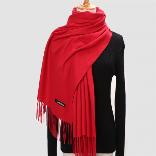 écharpe cashmere rouge femme pas cher paris cadeau boutique en ligne
