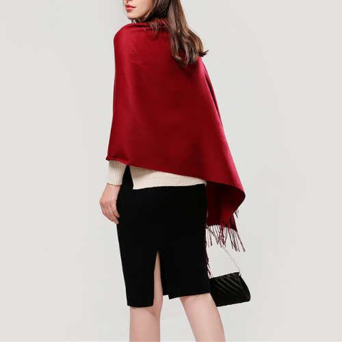 écharpe cashmere rouge femme pas cher parisienne