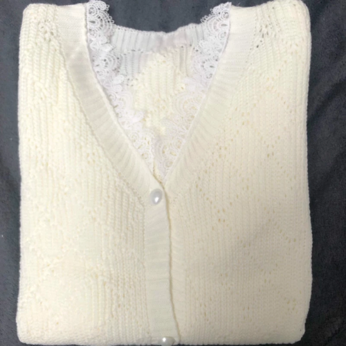 cardigan gilet blanc dentelle femme style de parisienne
