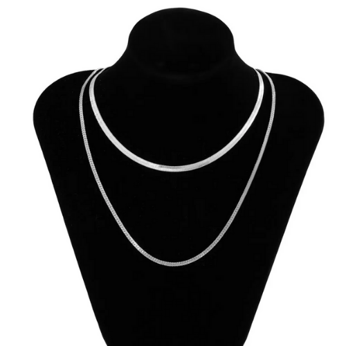 multi collier fantaisie en acier inoxydable cadeau femme original en ligne chic