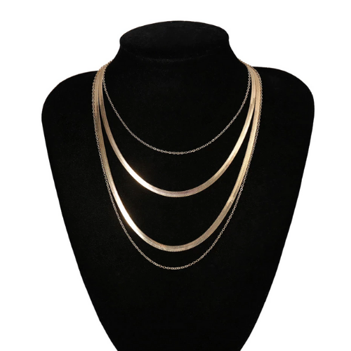 multi collier fantaisie en acier inoxydable cadeau femme original en ligne eshop mode
