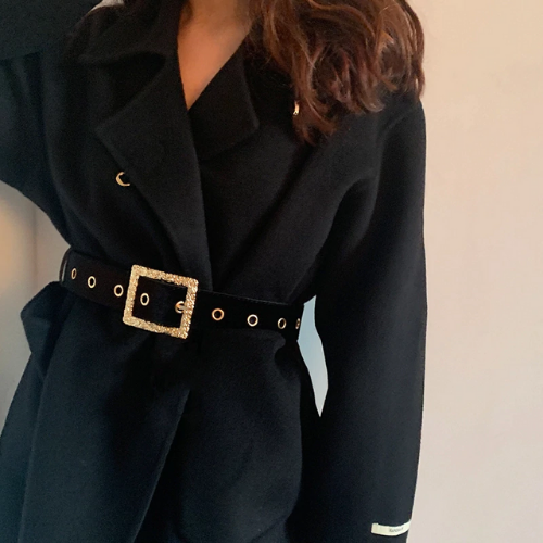 ceinture noire originale à paillettes strass brillante pour femme tendance en ligne