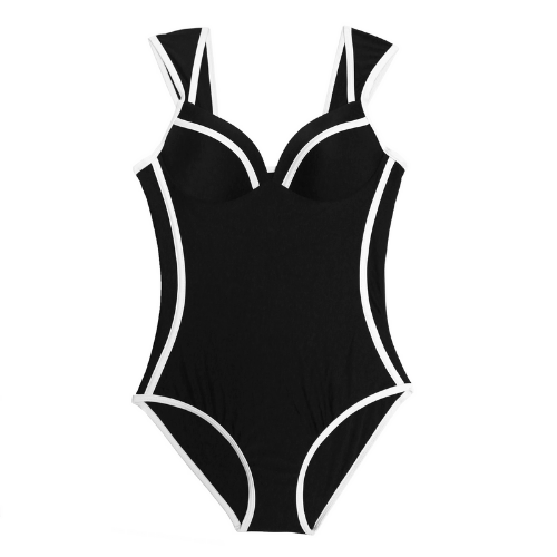 maillot de bain une pièce noir chic élégant femme boutique en ligne paris