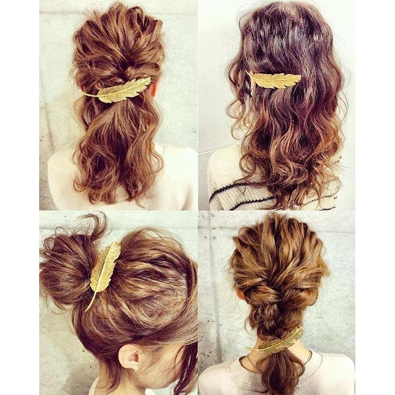 1-pi-ces-feuille-plume-pince-cheveux-Barrette-pingles-cheveux-femmes-accessoires-de-cheveux-mode-doux