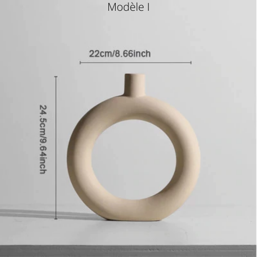 vase céramique naturel design décoration épurée et chic