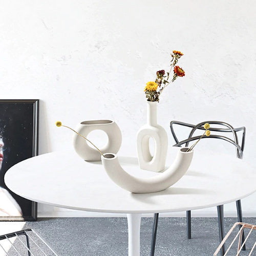 vase céramique blanche design