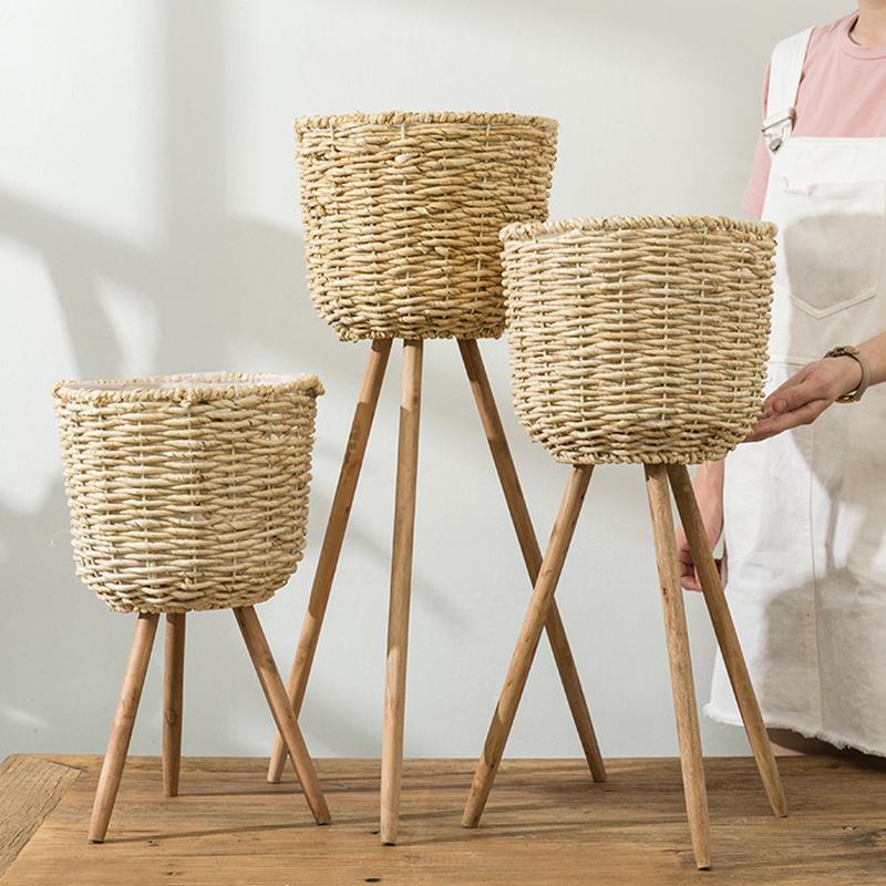 cache-pot vase sur pieds original