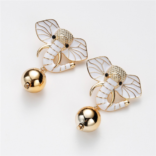 boucles doreilles fantaisie pendantes éléphant originales idée cadeau femme