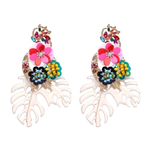 boucles doreilles colorées originales pendantes bijoux fantaisie femme boutique en ligne