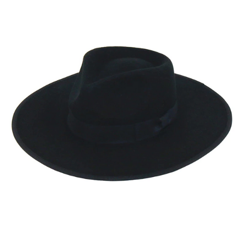 chapeau feutré noir femme tendance chic printemps été