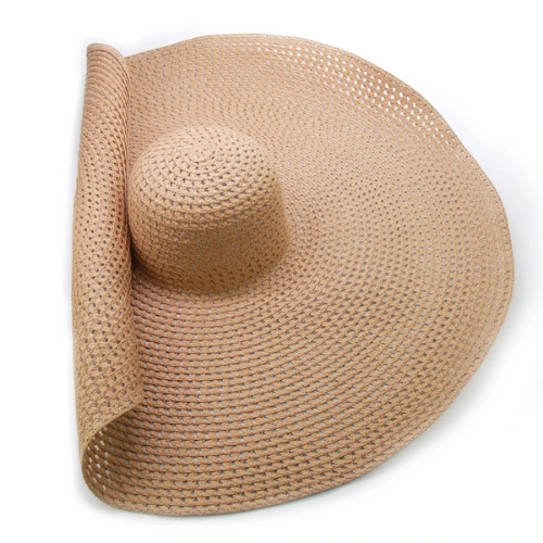 grand chapeau de paille naturel femme tendance chic printemps été eshop mode et accessoires femme