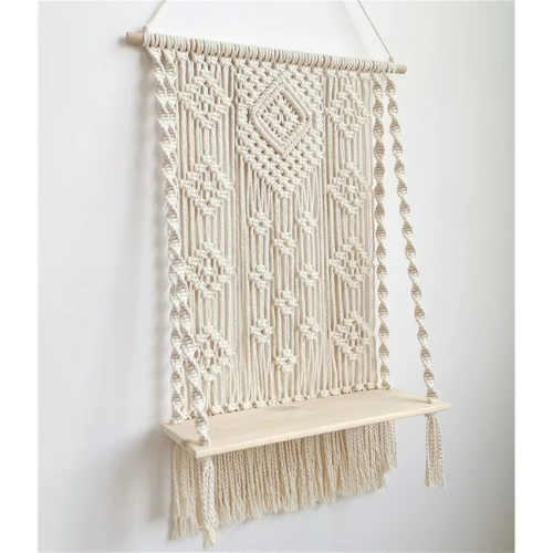 étagère murale macramé suspendu idée déco originale