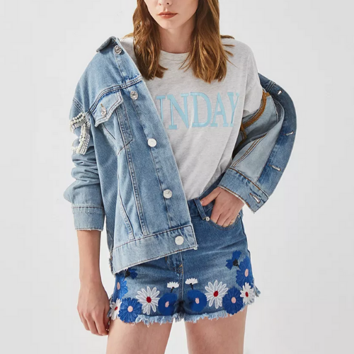 veste en jean femme originale chic