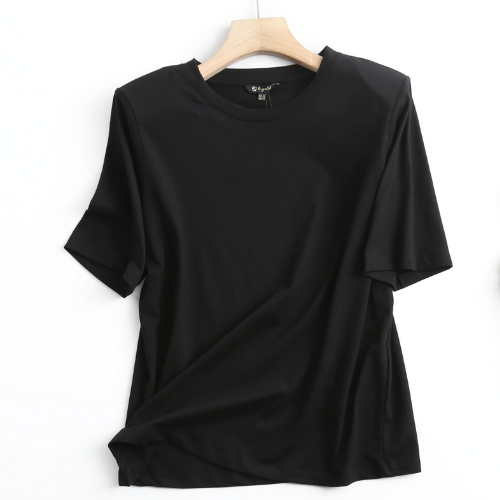 tee shirt noir femme basique chic pas cher