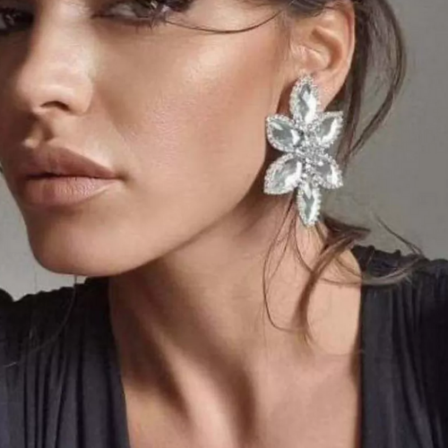 boucles doreilles argent zircon femme