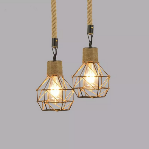 lampe suspendue à corde tendance luminaire suspension