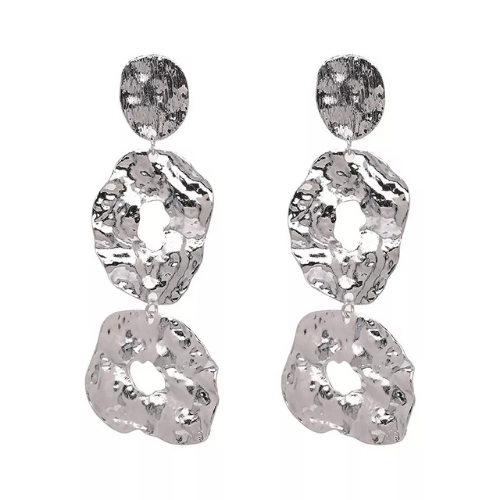 boucles doreilles pendantes argent silver géométriques fantaisie