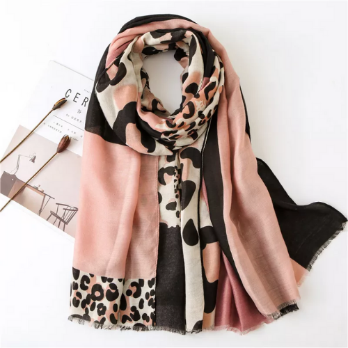 foulard imprimé léopard chic femme