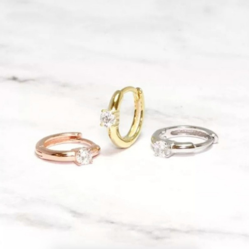 anneaux argent 925 zircon boucles doreilles idée cadeau femme à petit prix