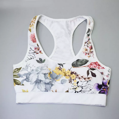 ensemble de yoga brassière pantalon imprimé bon maintien