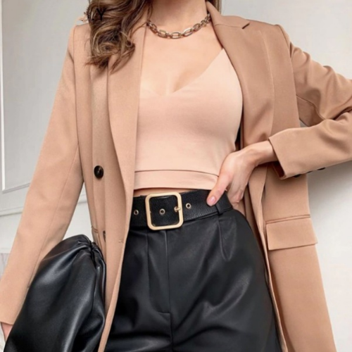 Blazer Femme Élégant Léger - Veste Tailleur Chic Mi-Saison Pour Cérémonie, Mariage Et Bureau