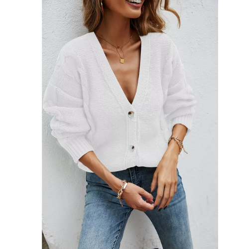 cardigan blanc femme