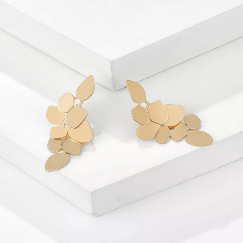 boucles doreilles pendantes fantaisie dorées chic pas chères