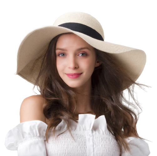 Chapeau paille femme été